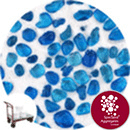 Glass Pea Gravel - Aqua Blue - Click & Collect